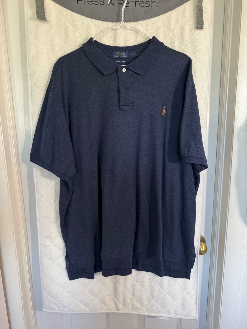 Ralph Lauren Navy Short-Sleeve Polo with Embroidered Pony